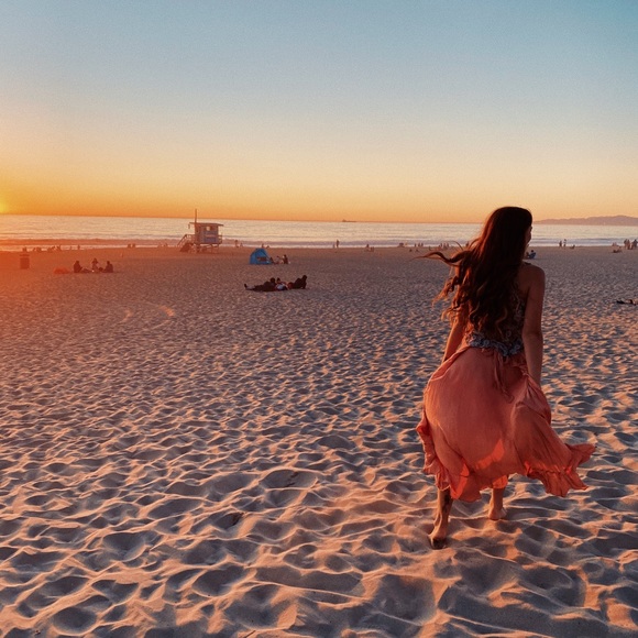 Free People pink wraps pants/skirt - Picture 8 of 15